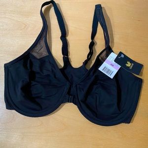 Wacoal 65124 Body by Wacoal Racerback Underwire Bra in Black Women's 34D